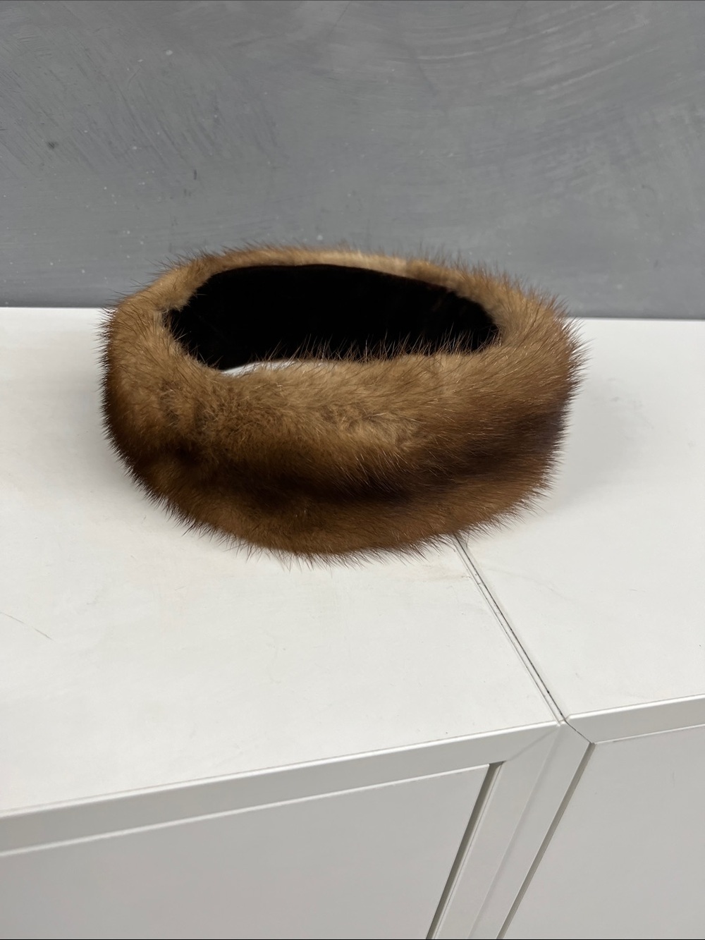 Brown Vintage Fur Headband